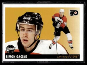 _10 2002 Upper Deck Vintage Philadelphia Flyers #182 Simon Gagne