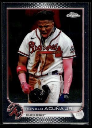 2022 Topps Chrome Ronald Acuña Jr. Atlanta Braves #165