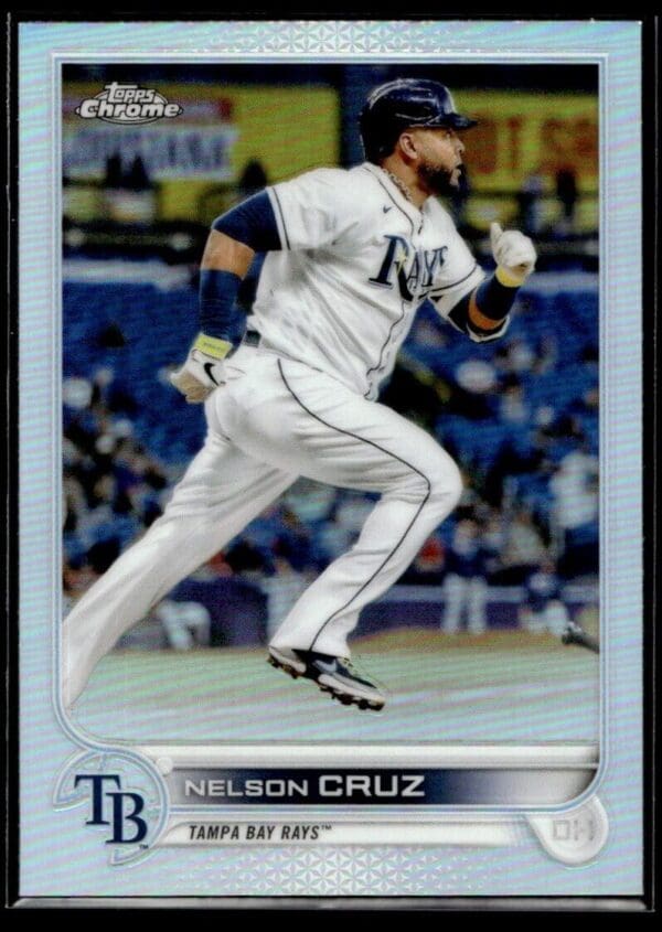 2022 Topps Chrome Nelson Cruz Tampa Bay Rays #71 Refractor