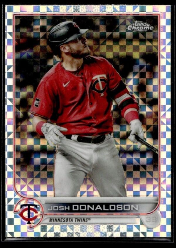 2022 Topps Chrome Josh Donaldson Minnesota Twins #22 XFractor
