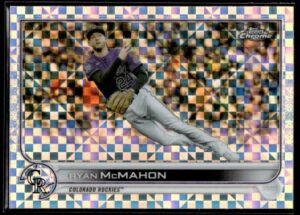 _10 2022 Topps Chrome Ryan McMahon Colorado Rockies #163 XFractor