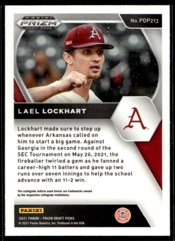_10 2021 Panini Prizm Draft Picks Lael Lockhart #213