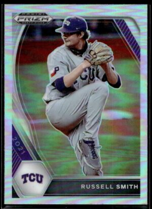 2021 Panini Prizm Draft Picks Russell Smith #51 Refractor