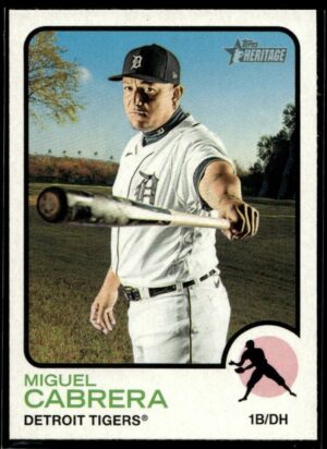 2022 Topps Heritage Miguel Cabrera Detroit Tigers #340