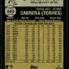 2022 Topps Heritage Miguel Cabrera Detroit Tigers #340