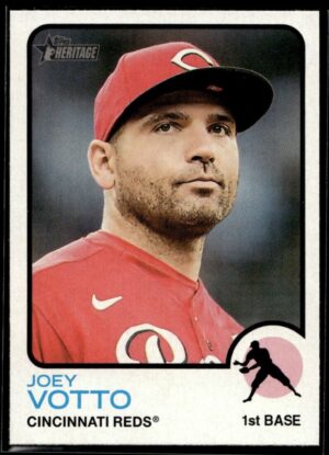2022 Topps Heritage Joey Votto Cincinnati Reds #52