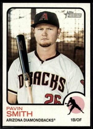 _10 2022 Topps Heritage Pavin Smith Arizona Diamondbacks #346