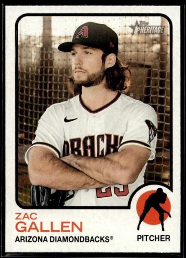 _10 2022 Topps Heritage Zac Gallen Arizona Diamondbacks #294