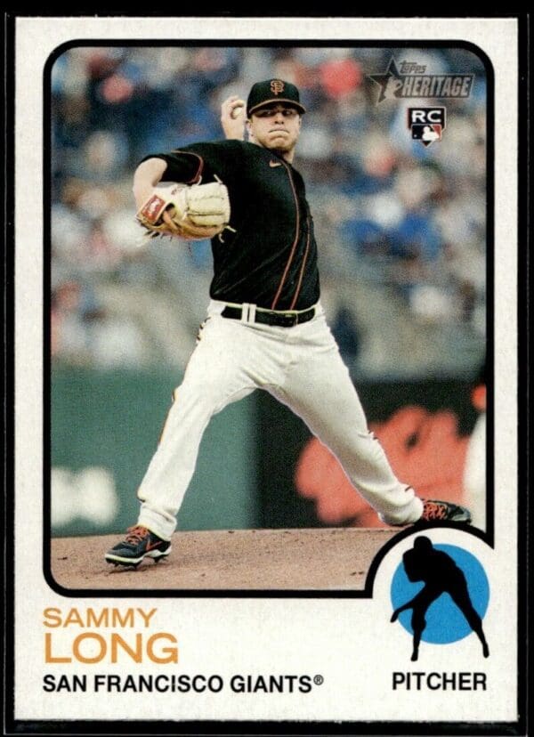 2022 Topps Heritage Sammy Long Rookie San Francisco Giants #379