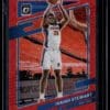 2021 Donruss Optic Detroit Pistons #12 Isaiah Stewart Red Wave
