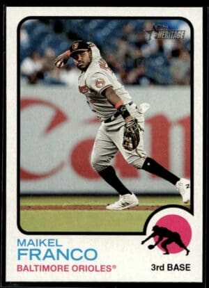 2022 Topps Heritage Maikel Franco Baltimore Orioles #499