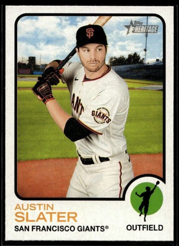 2022 Topps Heritage Austin Slater San Francisco Giants #236