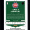 2021 Donruss Optic Detroit Pistons #12 Isaiah Stewart Red Wave