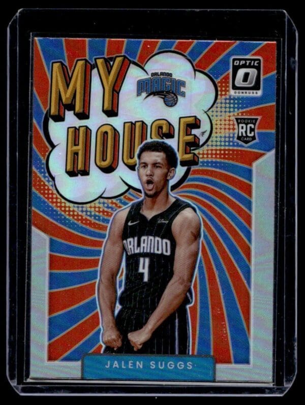 2021 Donruss Optic Orlando Magic #20 Jalen Suggs My House Holo