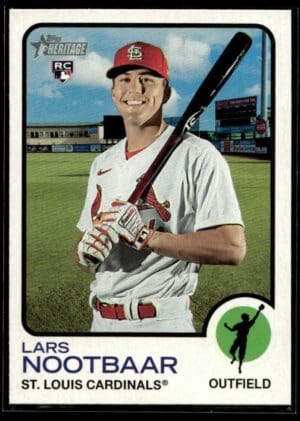 2022 Topps Heritage Lars Nootbaar Rookie St. Louis Cardinals #32
