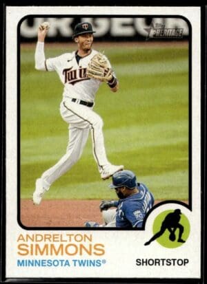 2022 Topps Heritage Andrelton Simmons Minnesota Twins #12