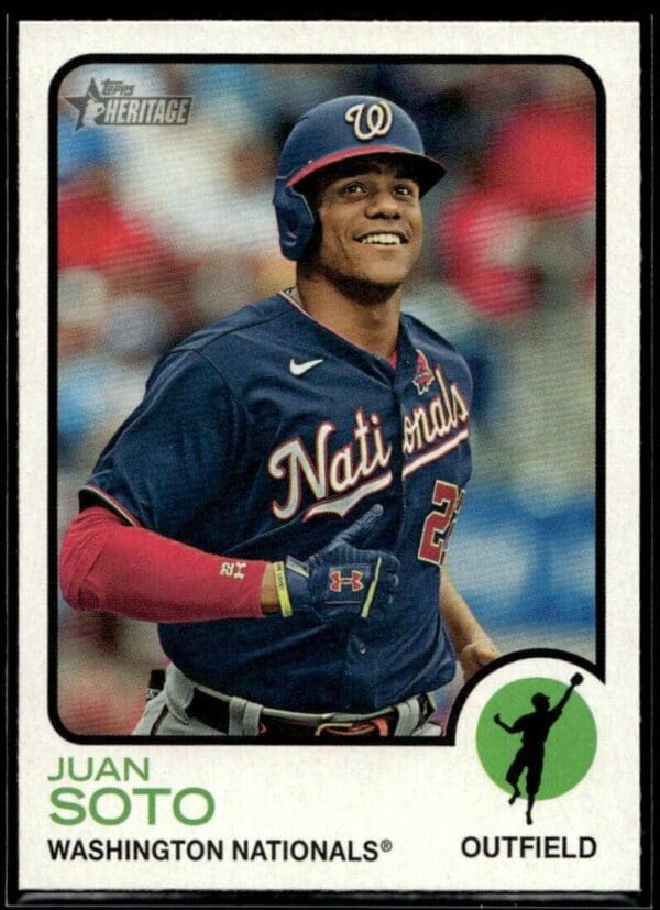 2022 Topps Heritage Juan Soto Washington Nationals #154
