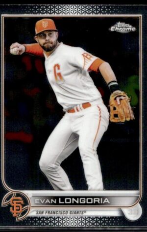 2022 Topps Chrome Evan Longoria San Francisco Giants #54