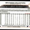 2022 Topps Chrome Brandon Crawford San Francisco Giants #115