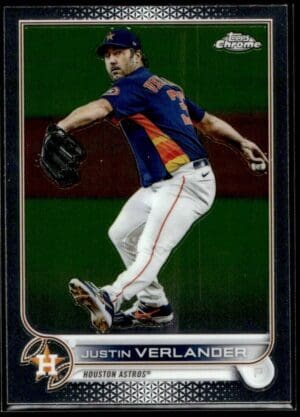 2022 Topps Chrome Justin Verlander Houston Astros #87