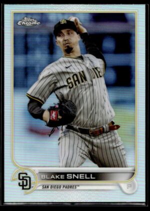 _10 2022 Topps Chrome Blake Snell San Diego Padres #196 Refractor