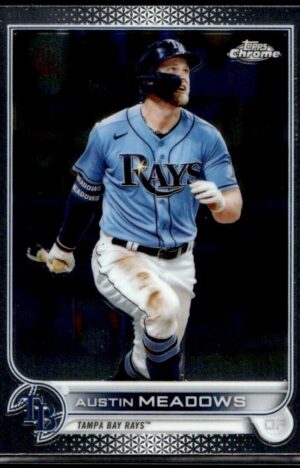 2022 Topps Chrome Austin Meadows Tampa Bay Rays #10
