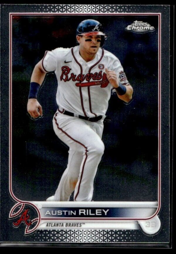 2022 Topps Chrome Austin Riley Atlanta Braves #116