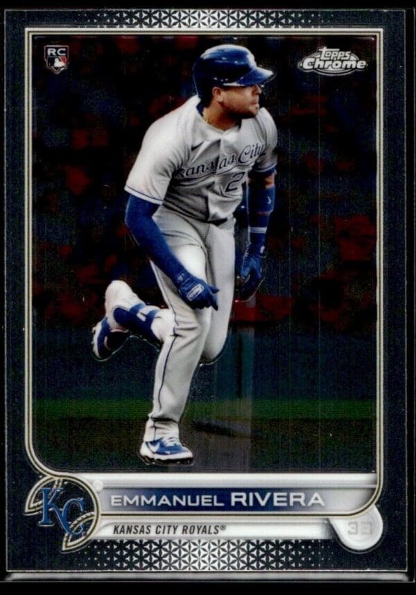 _10 2022 Topps Chrome Emmanuel Rivera Rookie Kansas City Royals #164