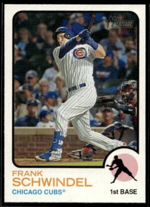 2022 Topps Heritage Chicago Cubs #324 Frank Schwindel