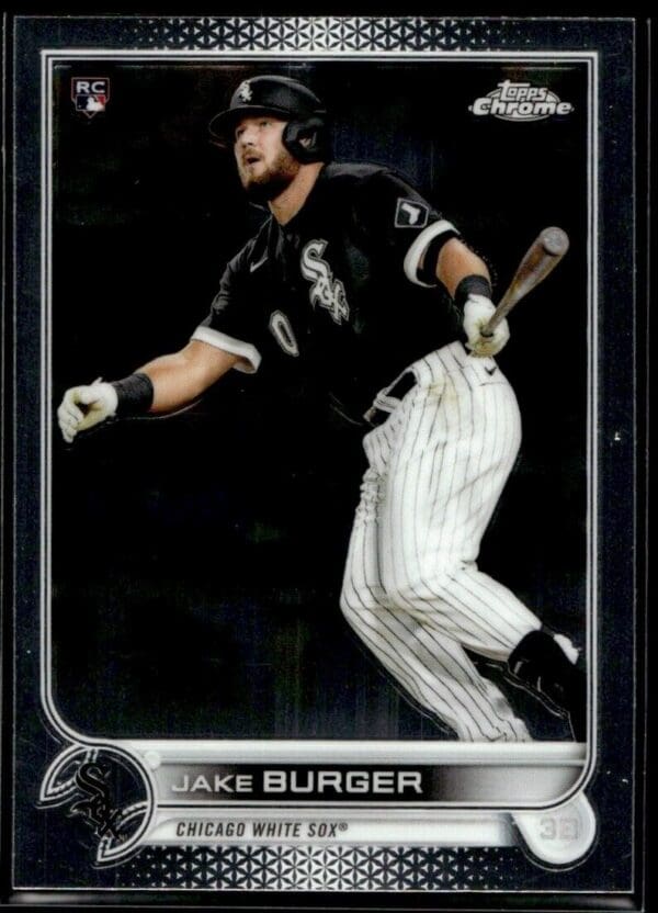 2022 Topps Chrome Chicago White Sox #29 Jake Burger RC Rookie