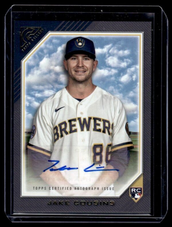 2022 Topps Chrome Rookie Autographs Jake Cousins Auto Milwaukee Brewers #RA-JC