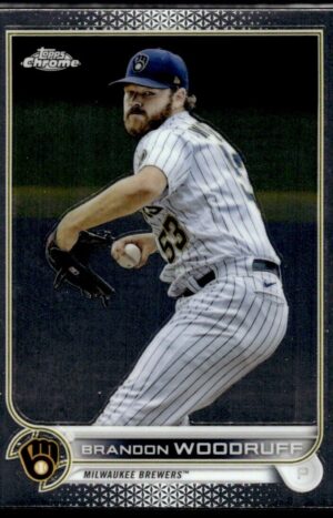 2022 Topps Chrome Brandon Woodruff Milwaukee Brewers #44