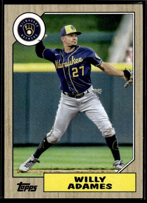 2022 Topps Willy Adames Milwaukee Brewers #281