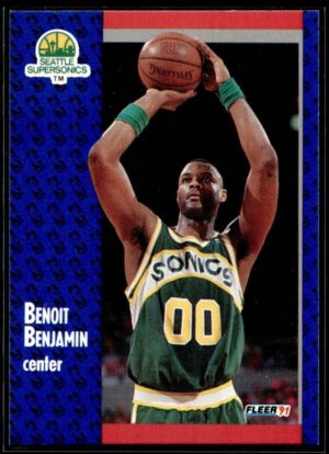 1991 Fleer Seattle SuperSonics #189 Benoit Benjamin