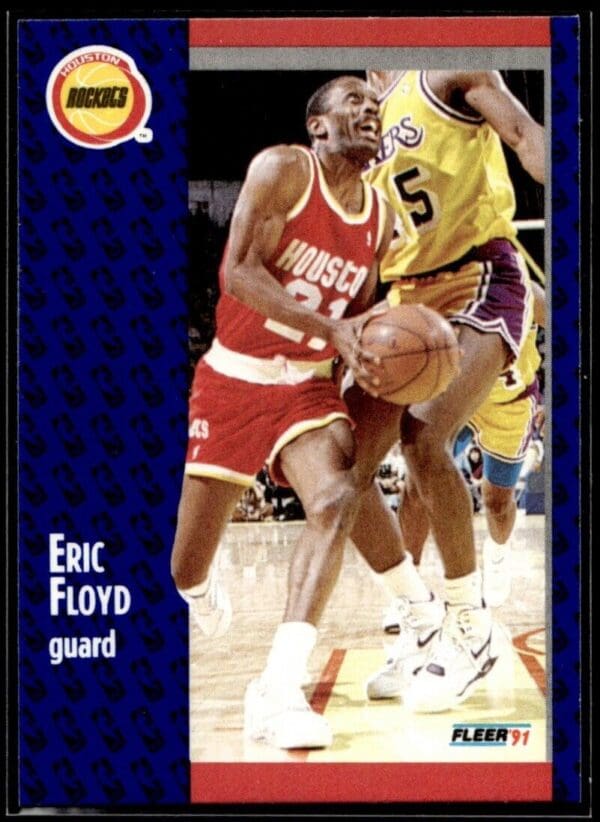 1991 Fleer Houston Rockets #74 Sleepy Floyd