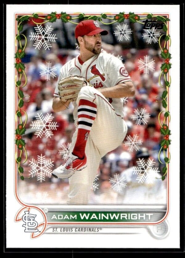 2022 Topps Holiday St. Louis Cardinals #139 Adam Wainwright