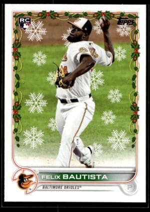 2022 Topps Holiday Baltimore Orioles #98 Felix Bautista RC Rookie