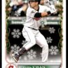 2022 Topps Holiday Cleveland Guardians #21 Steven Kwan RC Rookie