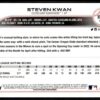 2022 Topps Holiday Cleveland Guardians #21 Steven Kwan RC Rookie