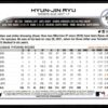 2022 Topps Holiday Los Angeles Dodgers #152 Hyun-Jin Ryu
