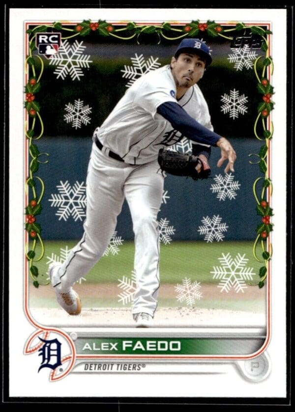2022 Topps Holiday Erie SeaWolves #108 Alex Faedo RC Rookie