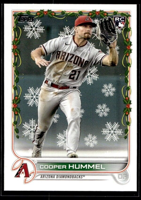 _10 2022 Topps Holiday Arizona Diamondbacks #27 Cooper Hummel RC Rookie