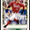 2022 Topps Holiday Cincinnati Reds #109 TJ Friedl RC Rookie