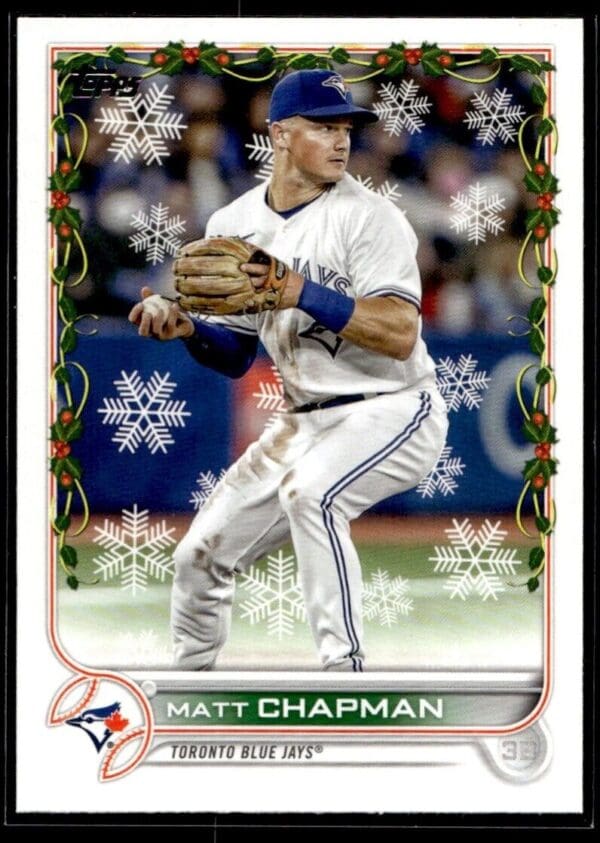 2022 Topps Holiday Oakland Athletics #198 Matt Chapman