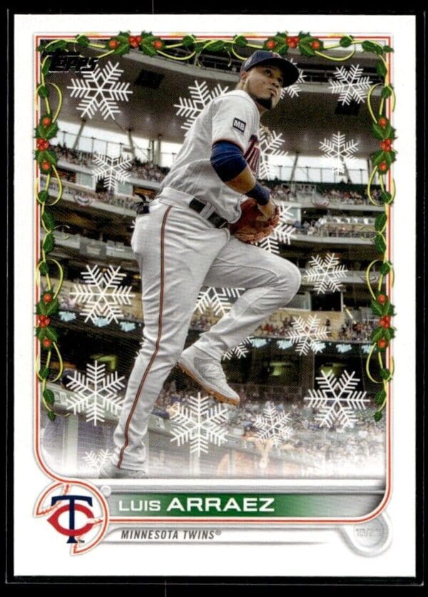 2022 Topps Holiday Minnesota Twins #180 Luis Arraez