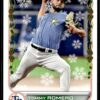 2022 Topps Holiday Tampa Bay Rays #75 Tommy Romero RC Rookie
