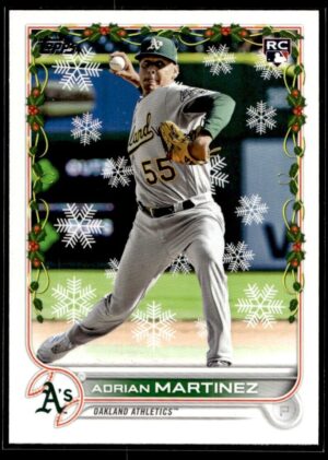 2022 Topps Holiday Oakland Athletics #76 Adrian Martinez RC Rookie