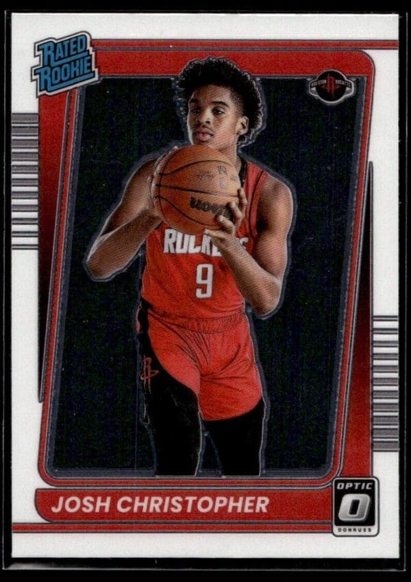 _10 2021 Donruss Optic Houston Rockets #200 Josh Christopher RC Rookie