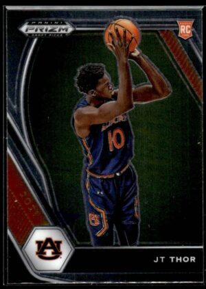 2021 Panini Prizm Draft Picks Auburn Tigers #28 JT Thor RC Rookie