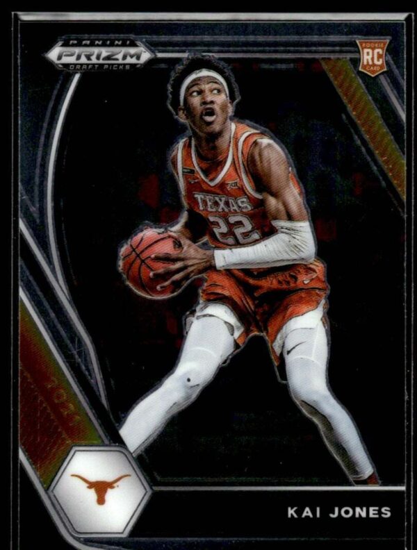 2021 Panini Prizm Draft Picks Texas Longhorns #14 Kai Jones RC Rookie